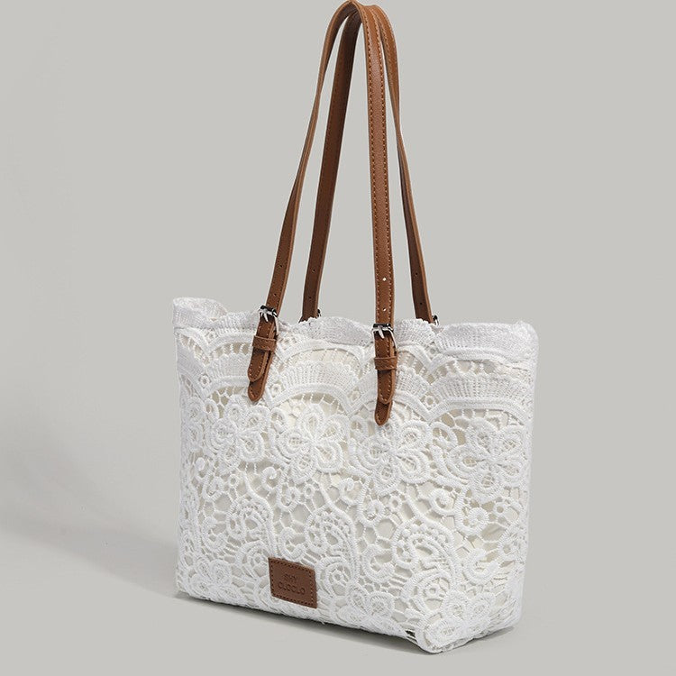 Mori Style Western Style Lace Lace Handbag