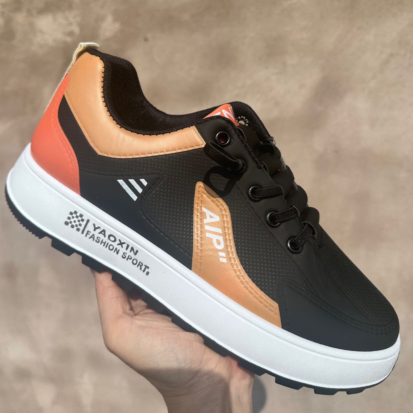 Leather men's casual durable slip-on shoes