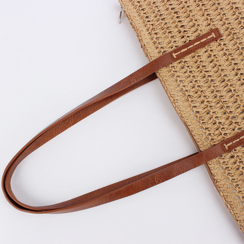 New Solid Color Simple Shoulder Bag For Women