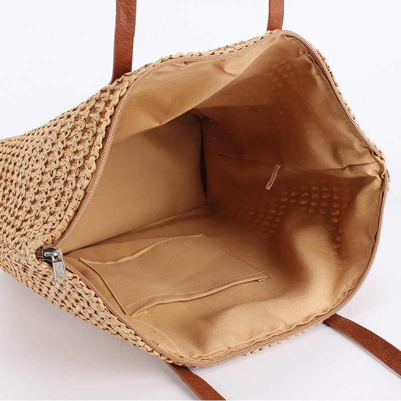New Solid Color Simple Shoulder Bag For Women